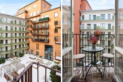 Balkong eller utsiktsbild