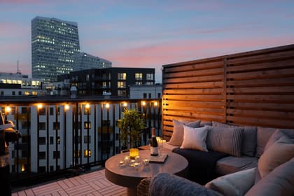 Balkong eller utsiktsbild