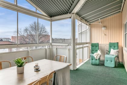 Balkong eller utsiktsbild