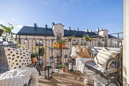 Balkong eller utsiktsbild