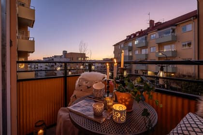 Balkong eller utsiktsbild