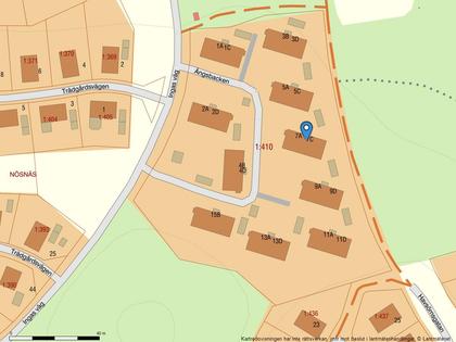 Illustrerad karta över fastigheten eller området