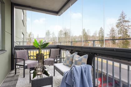 Balkong eller utsiktsbild