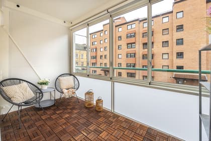 Balkong eller utsiktsbild