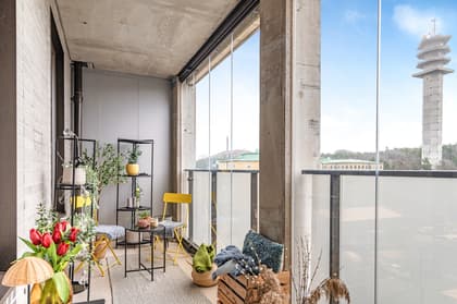 Balkong eller utsiktsbild