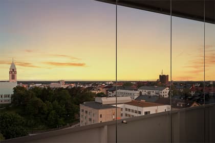 Balkong eller utsiktsbild