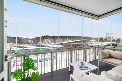 Balkong eller utsiktsbild