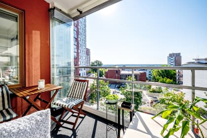 Balkong eller utsiktsbild