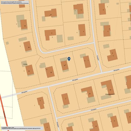 Illustrerad karta över fastigheten eller området