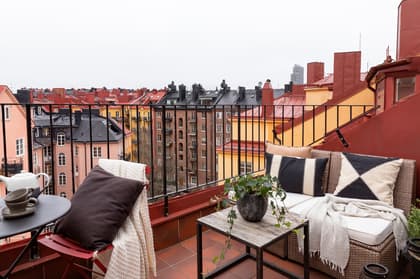 Balkong eller utsiktsbild