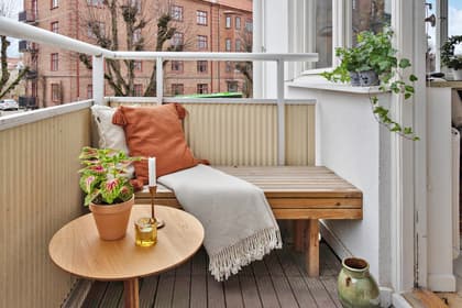 Balkong eller utsiktsbild