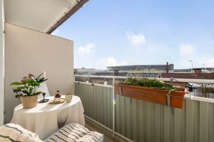 Balkong eller utsiktsbild