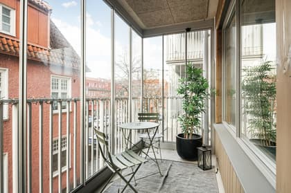 Balkong eller utsiktsbild