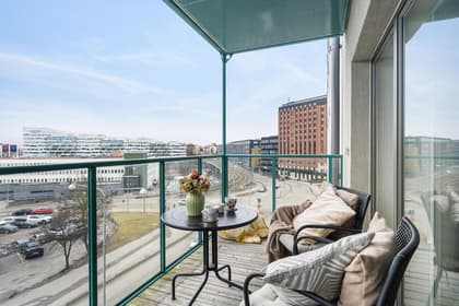 Balkong eller utsiktsbild