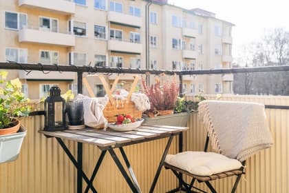 Balkong eller utsiktsbild