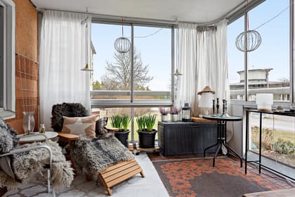 Balkong eller utsiktsbild