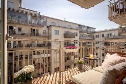 Balkong eller utsiktsbild