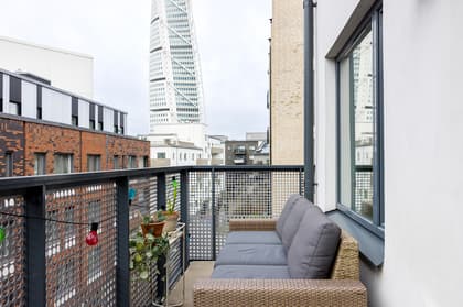 Balkong eller utsiktsbild