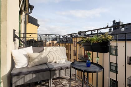 Balkong eller utsiktsbild