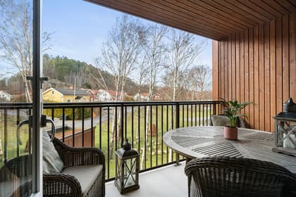 Balkong eller utsiktsbild