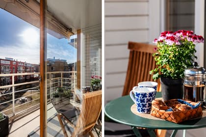 Balkong eller utsiktsbild