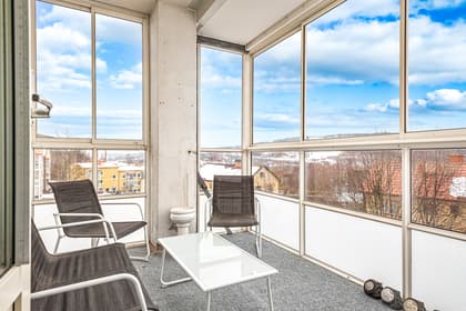 Balkong eller utsiktsbild