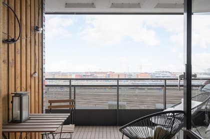 Balkong eller utsiktsbild