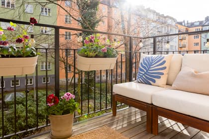 Balkong eller utsiktsbild