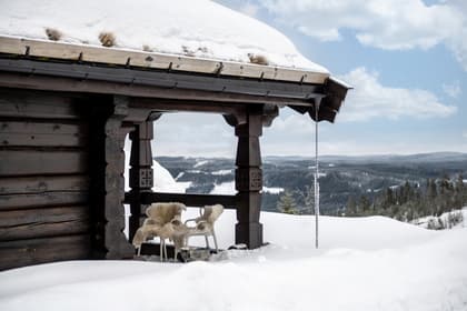 Balkong eller utsiktsbild
