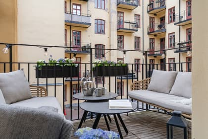 Balkong eller utsiktsbild