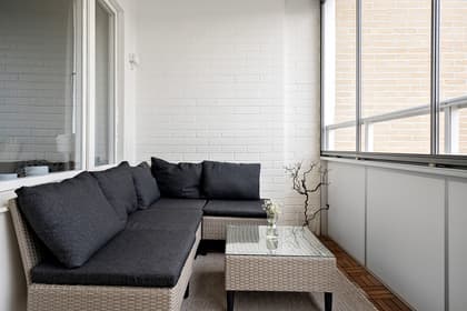 Balkong eller utsiktsbild