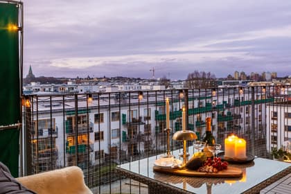 Balkong eller utsiktsbild