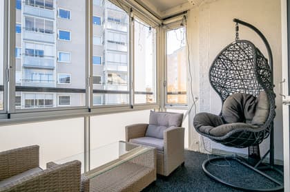 Balkong eller utsiktsbild