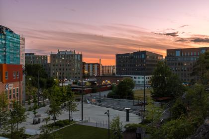 Balkong eller utsiktsbild