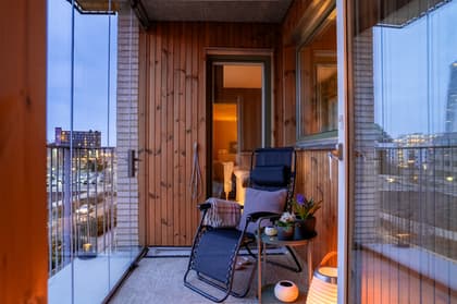 Balkong eller utsiktsbild