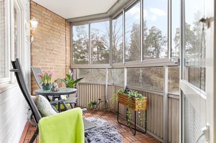 Balkong eller utsiktsbild