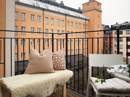 Balkong eller utsiktsbild