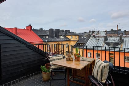 Balkong eller utsiktsbild