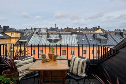 Balkong eller utsiktsbild