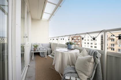 Balkong eller utsiktsbild