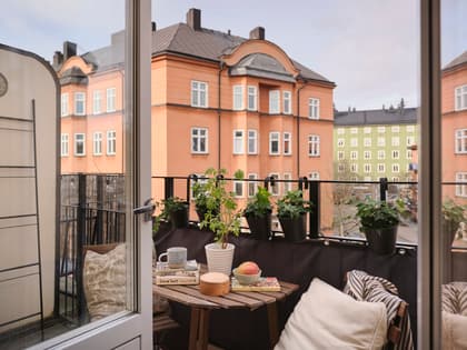 Balkong eller utsiktsbild