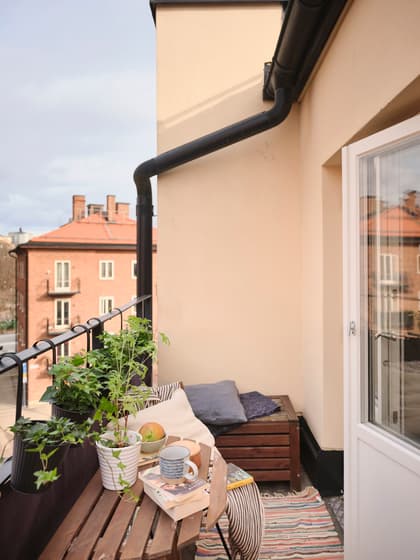 Balkong eller utsiktsbild