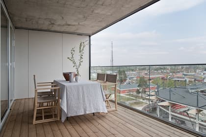 Balkong eller utsiktsbild