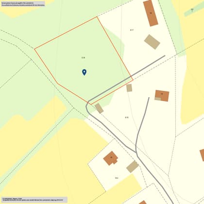 Illustrerad karta över fastigheten eller området