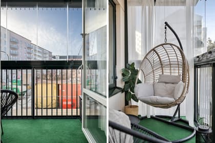 Balkong eller utsiktsbild