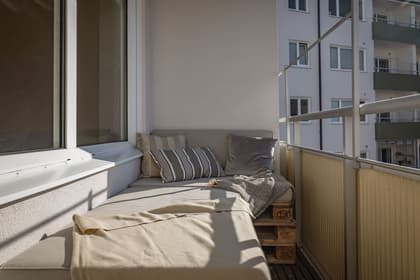 Balkong eller utsiktsbild