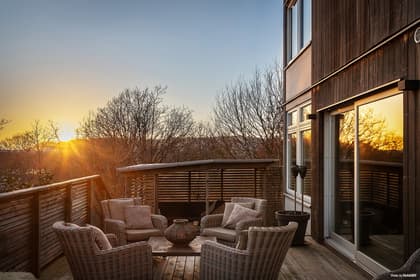 Balkong eller utsiktsbild