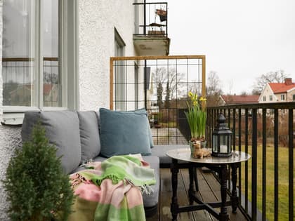 Balkong eller utsiktsbild