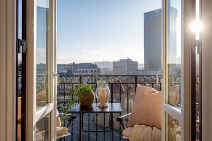 Balkong eller utsiktsbild