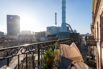 Balkong eller utsiktsbild